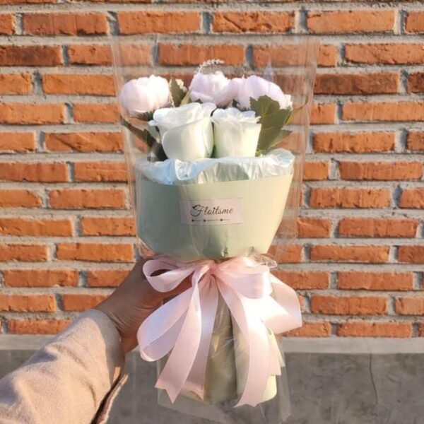 Mint Rose Charm - Korean Style Bouquet