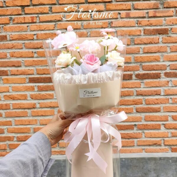 Cream Blossom - Korean Style Bouquet