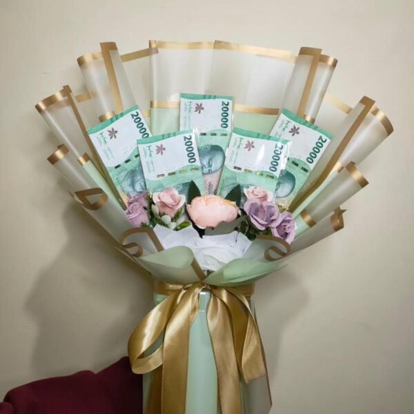 Pastel Elegance Series (M) - Premium Money Bouquet