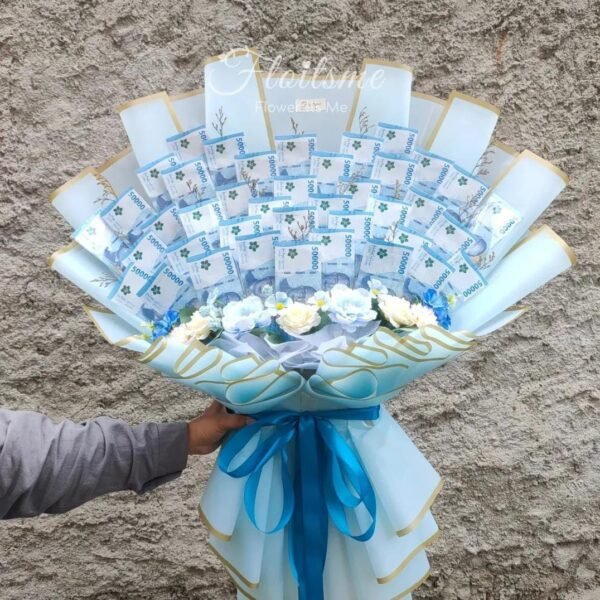 Blue Royal Edition (L) - Premium Money Bouquet