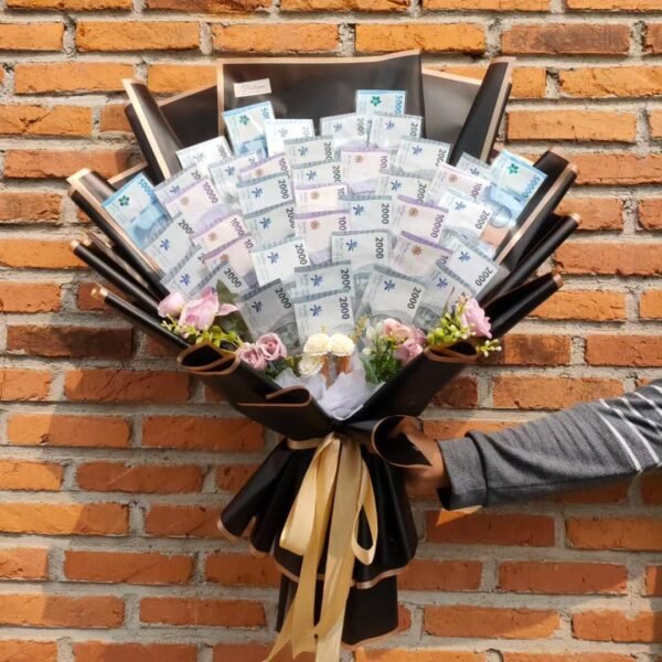 Black Elegance Series (L) - Premium Money Bouquet