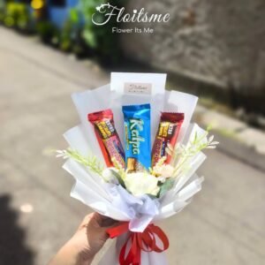 Bouquet Snack Kalpa & Beng-Beng – White Petite Series (S)
