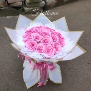 Pretty Pink Garden - Round Bouquet (L)